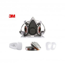3M 6200 YARIM YÜZ MASKE + 6057 FİLTRE + 5935 PED FİLTRE + K501 KAPAK 