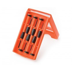 6 Pcs Saatçi Tornavida Set, Asetat Saplı Tornavida ve Bistler, Asetat Saplı Tornavidalar