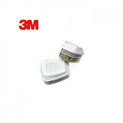 3M™ 6099 ABEK2P3 Organik, Anorganik, Asit Gaz ve Buhar Filtresi, İş Güvenliği Asit Gaz Duman Filtresi