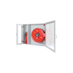 1” Kauçuk Hortumlu Tek Kabinli Fireoc Deluxe (OFC 8S Serisi) Yangın Dolabı, Hortumlu Yangın Dolabı